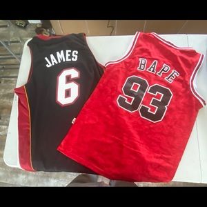 Bape Bulls Miami Heat Jersey